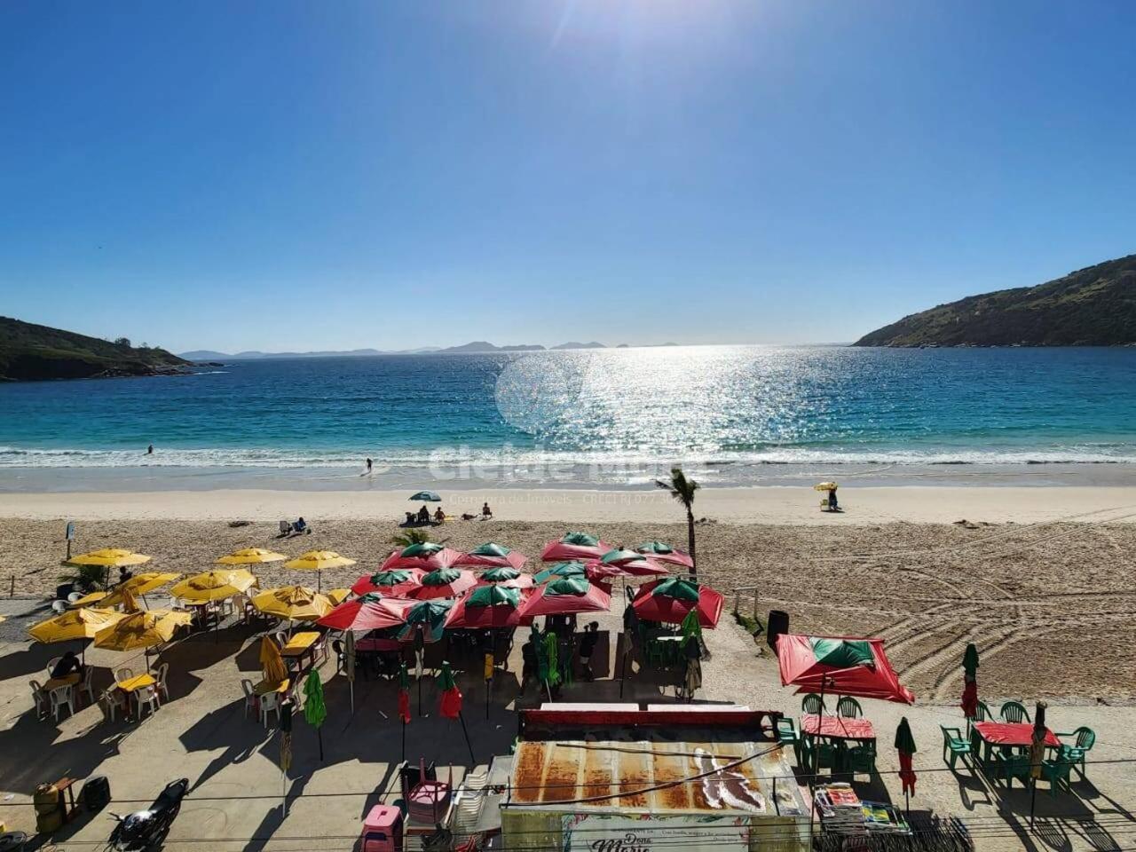 Vista mar- Pé na areia da Prainha- condomínio com piscina Arraial do Cabo Exterior foto
