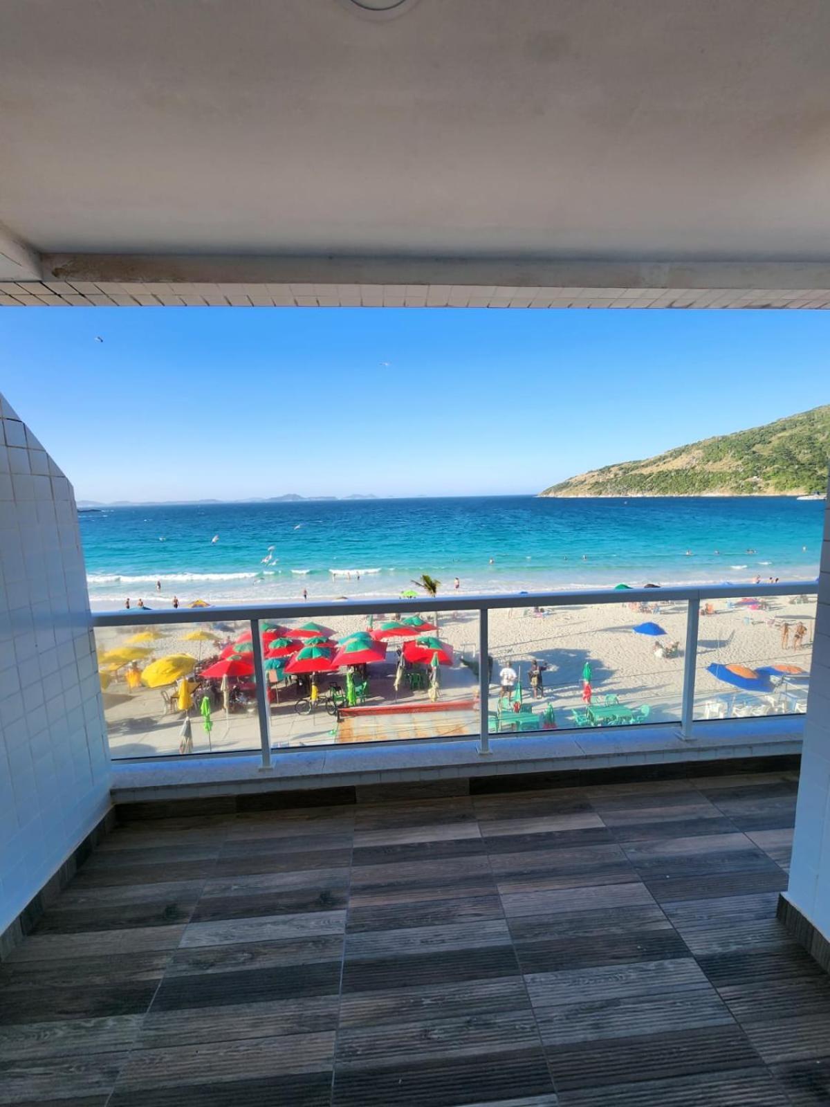 Vista mar- Pé na areia da Prainha- condomínio com piscina Arraial do Cabo Exterior foto