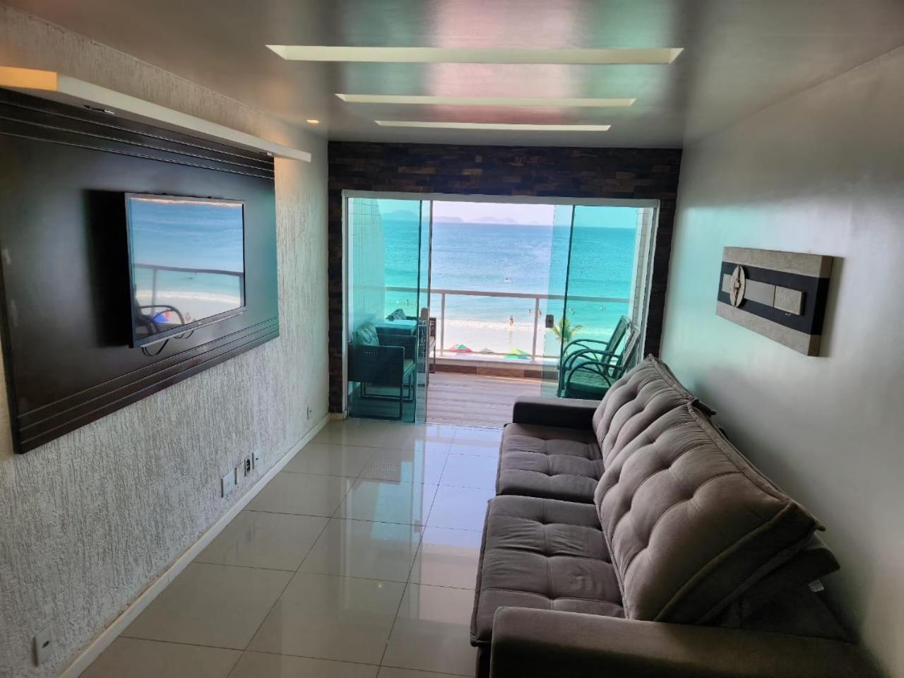Vista mar- Pé na areia da Prainha- condomínio com piscina Arraial do Cabo Exterior foto