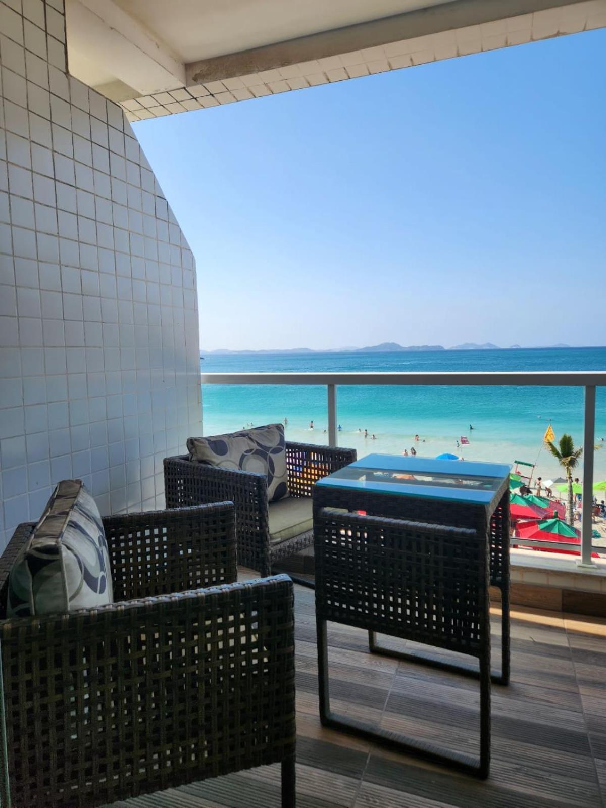 Vista mar- Pé na areia da Prainha- condomínio com piscina Arraial do Cabo Exterior foto